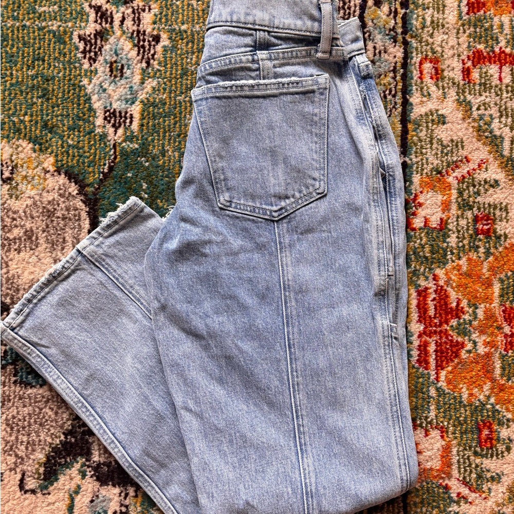 Abercrombie & Fitch Blue Straight Leg Jeans Timeless Design